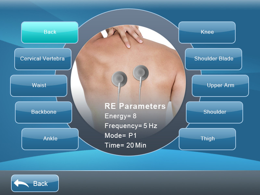 Anregungs-Physiotherapie-Maschinen-elektromagnetische Therapie-Schmerz-Behandlung des Muskel-18Hz