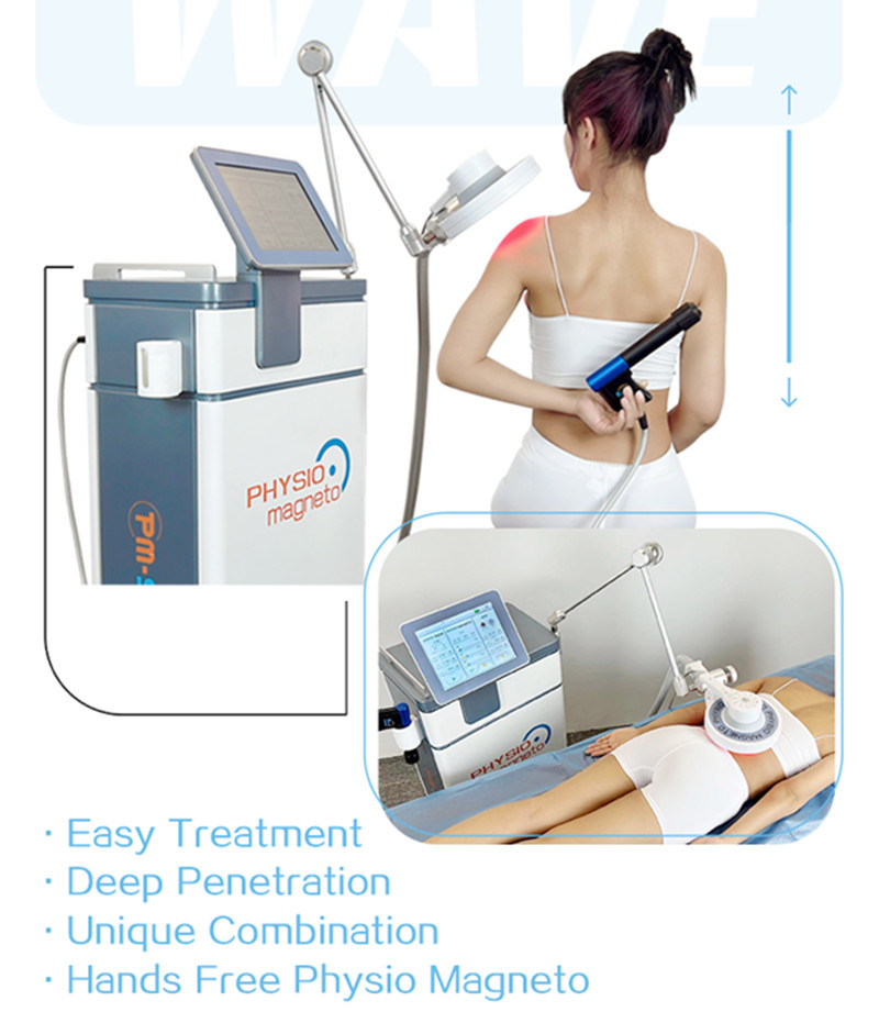 ESWT Shockwave Combine EMTT Magneto-Physiotherapie-Maschine mit Wasserkühlung