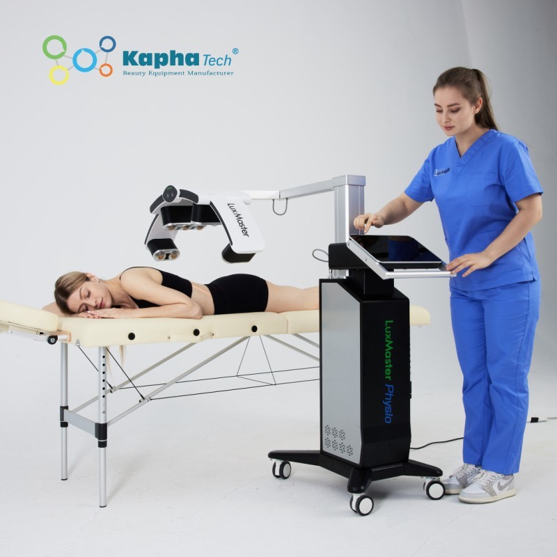 Medizinische Schmerzlinderungs-Maschine des Physiotherapie-Gerät-kalte Laser-Therapie-Glas-3