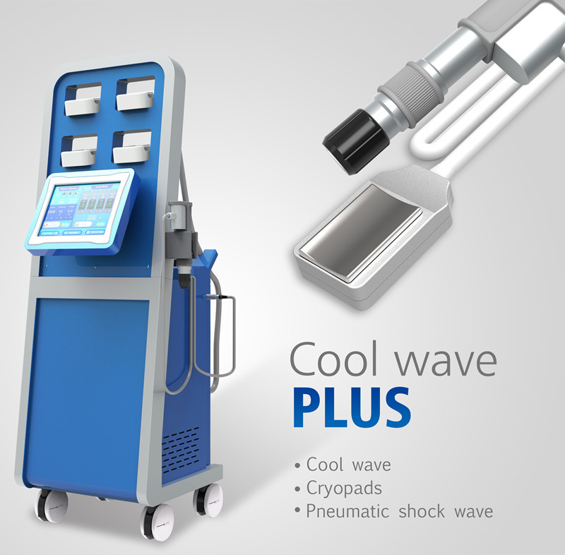 Luftdruck-Therapie Maschine 4 kühle Auflagen Cryolipolysis portierbare fette einfrierende, nichtinvasiver Körper, der Maschine abnimmt