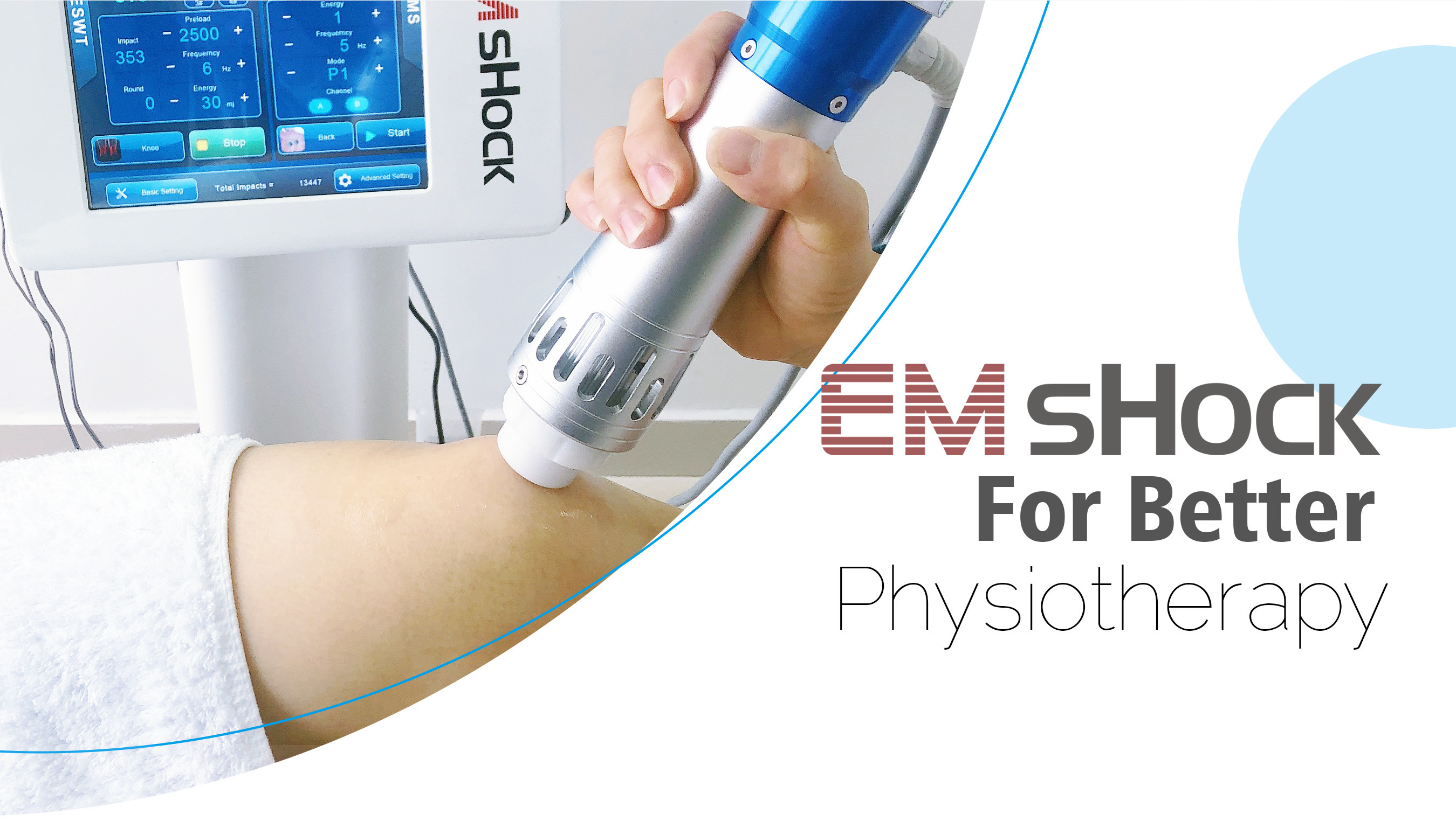 Stoßwellen-Therapie-Maschine - ED (erektile Dysfunktion) - Ästhetik - schmerzen Sie Releif - elektrische Muskel-Anregung - Behandlung