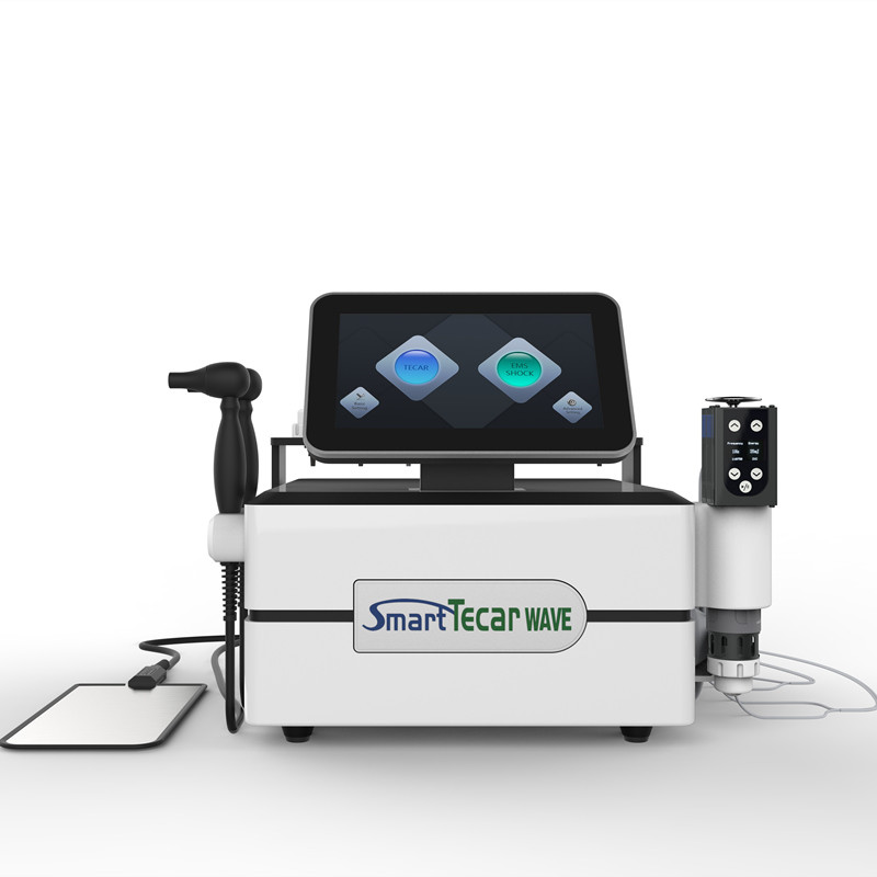 Tragbare Tecar-Stoßwellen-Therapie-Maschine für Muskelschmerzen Plantar Fasciitis