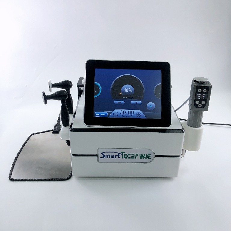 Tragbare körperliche Multifunktions-Tecar-Therapie-Maschine mit EMS-Stoßwelle