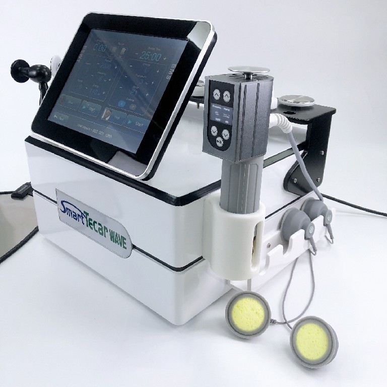 3 In1 EMS Smart Tecar rösten Cet-Stoßwellen-Therapie-Maschine für Schmerzlinderung