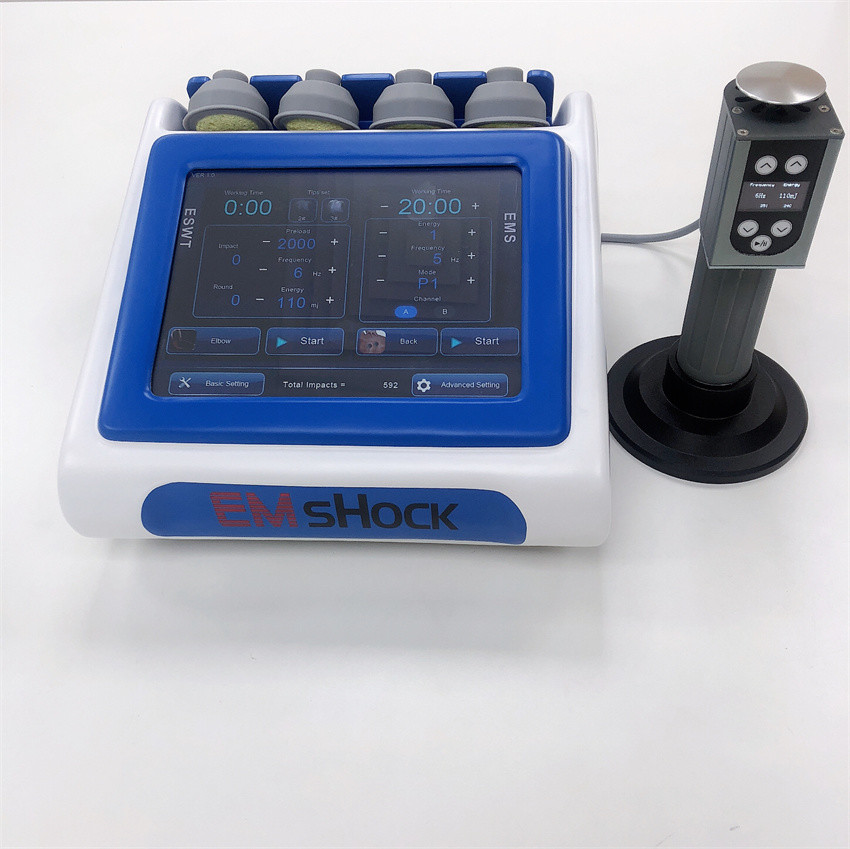 Touch Screen ESWT elektromagnetische Stoßwellen-Therapie-Maschine für Physiotherapie/Muskel-Anregung/Schmerz-Behandlung