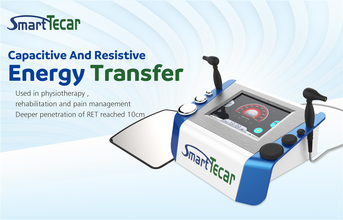 Therapie-Maschine 40MM Griff-300W Tecar für Körper-Schmerzlinderungs-Muskel-Massage