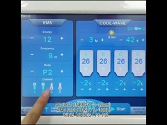 Portable Eltronic muscle stimulation  slimming with cool cryolipolysis therapy